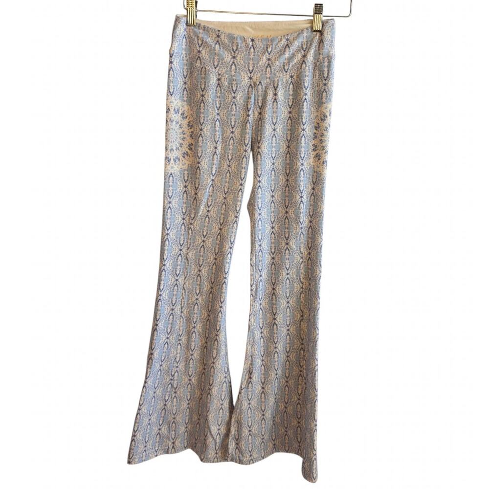 Wolven Aquarius High Waisted Flare Yoga Pants M